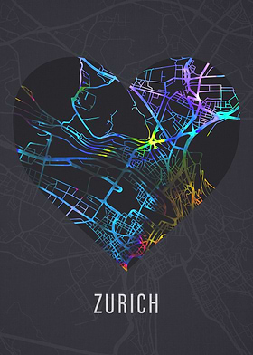 City Streets Heart Dark-preview-2