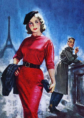 Vintage Pulp Cover Girls-preview-1