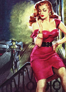 Vintage Pulp Cover Girls-preview-2