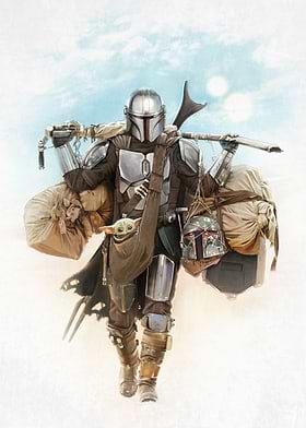 Mandalorian Characters Art-preview-3