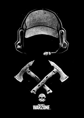 Warzone Black and White Posters-preview-3