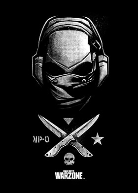 Warzone Black and White Posters-preview-1