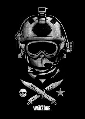 Warzone Black and White Posters-preview-2