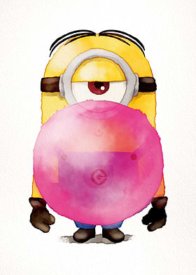 Watercolor Minions-preview-1