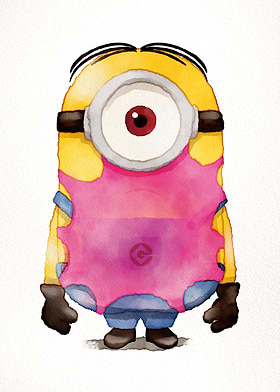Watercolor Minions-preview-0