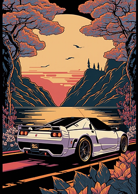 Honda NSX R Japanese Art