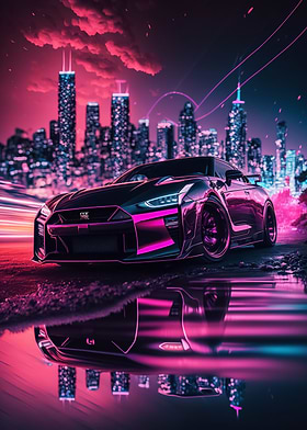 NISSAN GTR R35 Neon