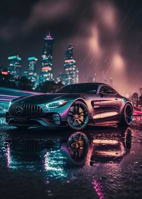 Chrome Mercedes AMG GT