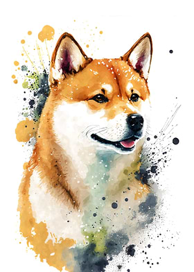 Dog Watercolor Portrait-preview-3