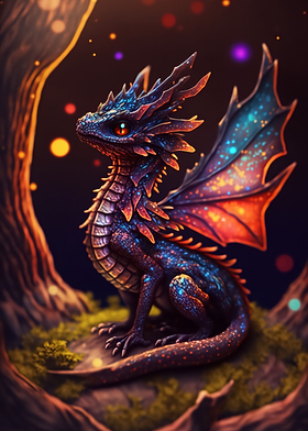 Black Fire Dragon Cub