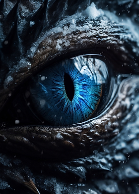 Ice Dragons Sapphire Eye
