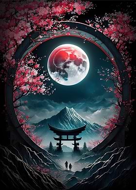 Moonlit Sakura Serenity