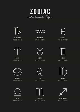 Zodiac Signs Dark-preview-0