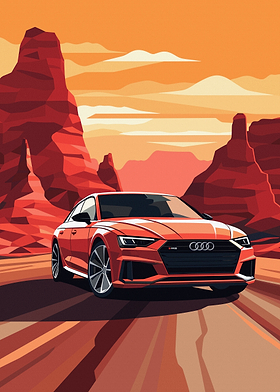 Audi RS6 Avant Modern Art