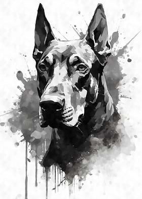 Black Ink Dog Portraits-preview-2
