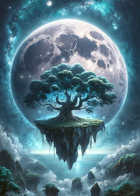 Moonlit Mystique Island