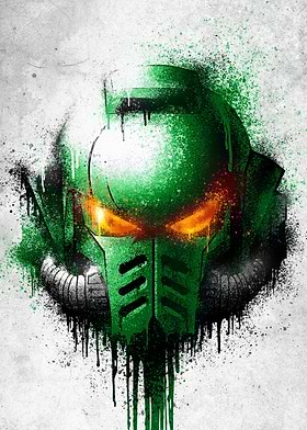 Warhammer 40,000 Graffiti Helmets-preview-3