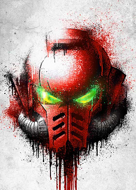Warhammer 40,000 Graffiti Helmets-preview-2