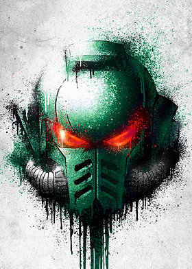 Warhammer 40,000 Graffiti Helmets-preview-1