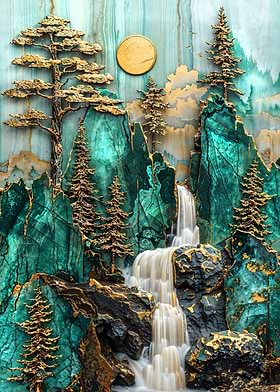 Yosemite Kintsugi Falls