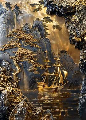 Golden Horizon Coastline