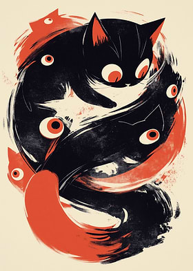 Dark Abnormal Cats-preview-0