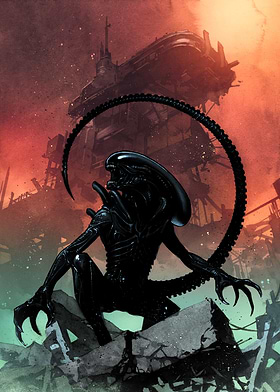 Alien Comics Stylized-preview-3