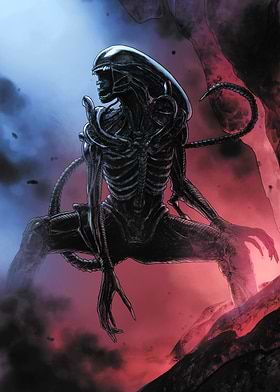Alien Comics Stylized