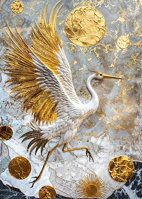Golden Crane Majesty