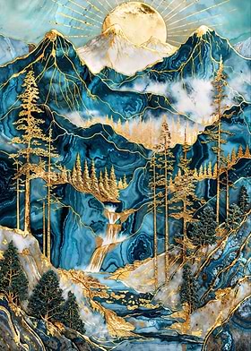 Sapphire Sunrise Mountains