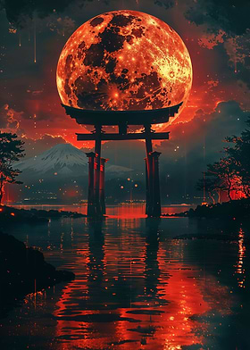 Blood Moon Torii