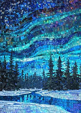 Northern Lights Mosaic
