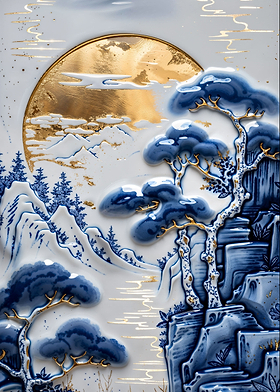 Vintage Porcelain Panorama