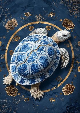 Reborn Porcelain Tortoise