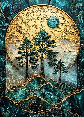 Taiga Majesty Kintsugi Art