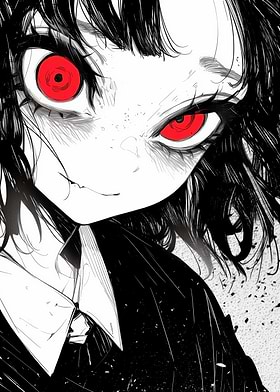 Black And White Eye Glow-preview-1