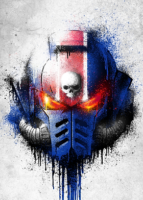 Warhammer 40,000 Graffiti Helmets-preview-1