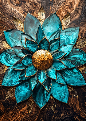 Wood and Gold Harmony
