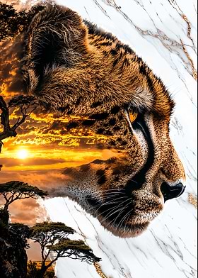 Celestial Prowler of the Savannah