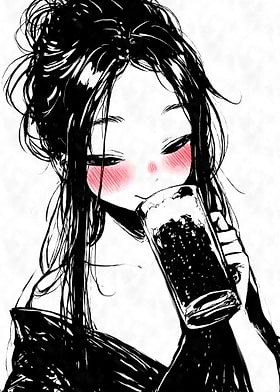 Ink Anime Girls-preview-1