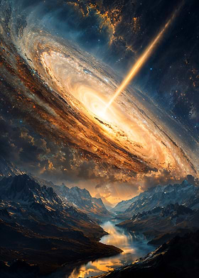 Quasar Galaxy Dreamscape