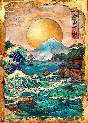 Mount Fuji and the Great Wave