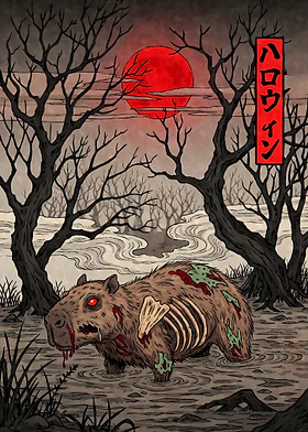 Halloween Woodblock Prints-preview-1