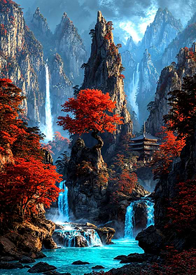 Sanctuary of the Crimson Falls