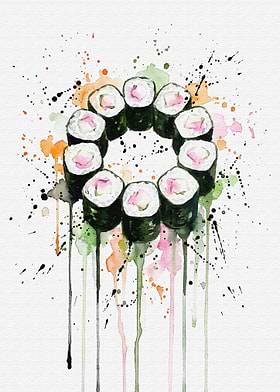 Japanese Food Watercolor-preview-3