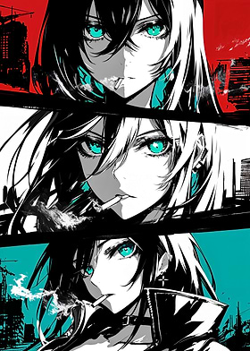 90S Anime Inspired Girl-preview-0