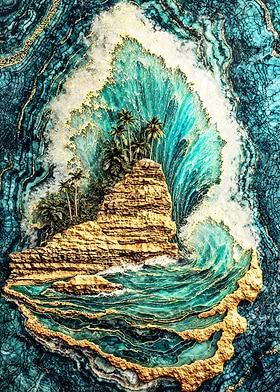 The Gilded Lagoon of the Gemstone Sea
