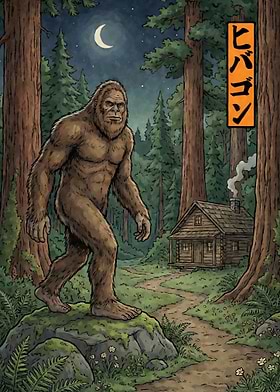 Cryptozoology Cryptid Monster Art-preview-1