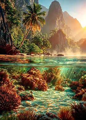 Luminous Coral Coast
