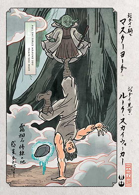 Star Wars Woodblock Prints